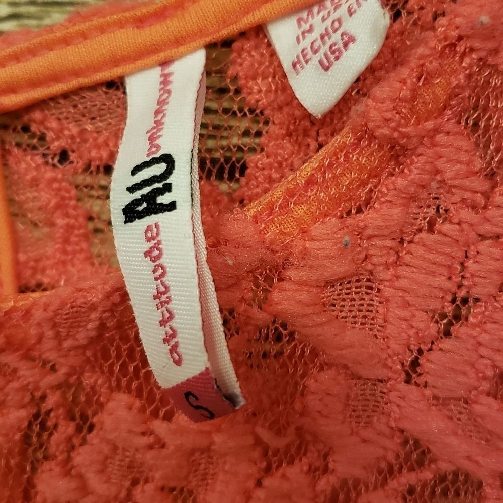 Attitude Unknown orange maxi dress size small - Picture 3 of 5